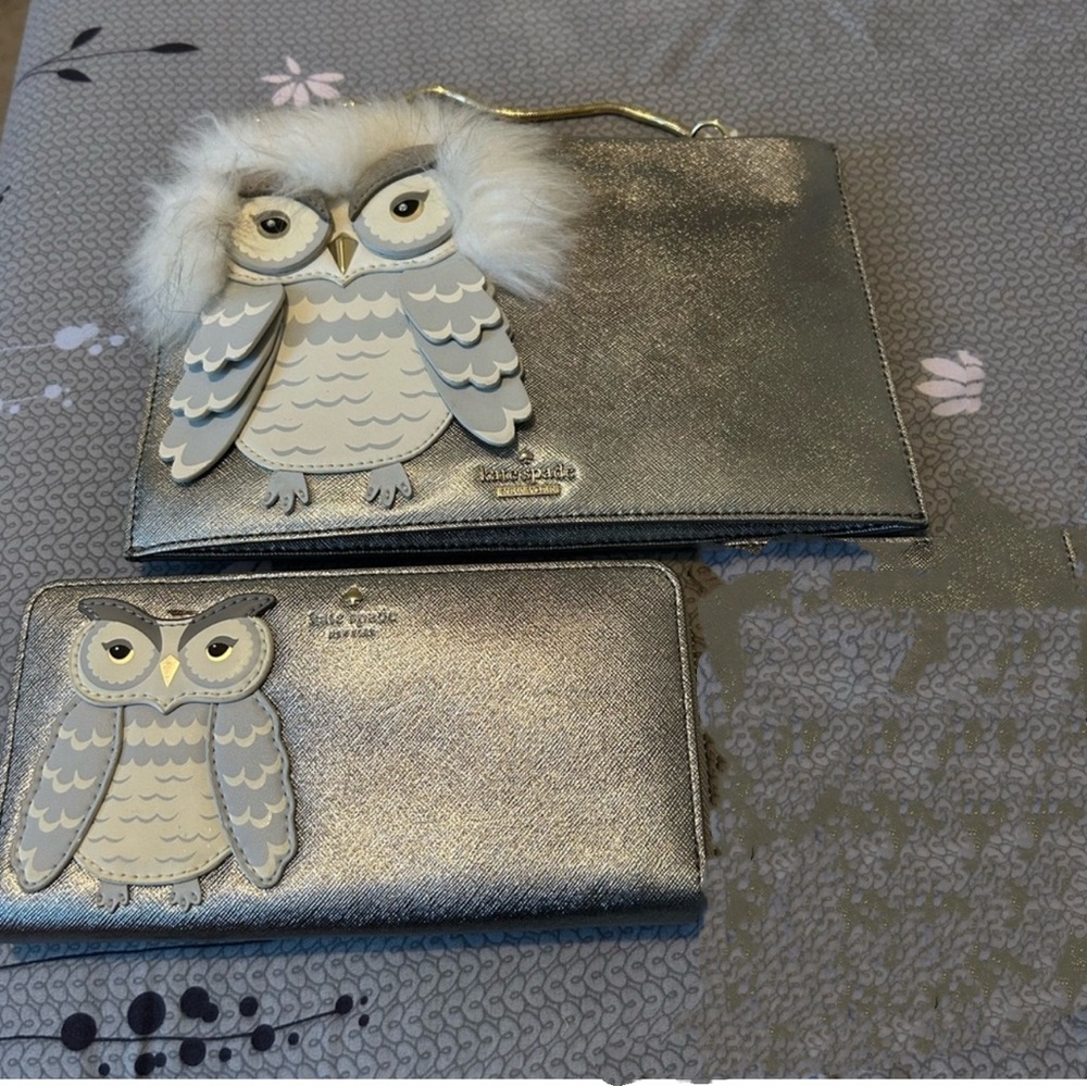 Kate spade owl bag bundle